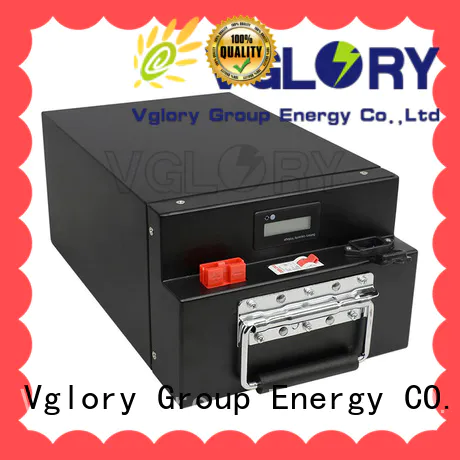 Vglory reliable solar battery storage supplier for telecom