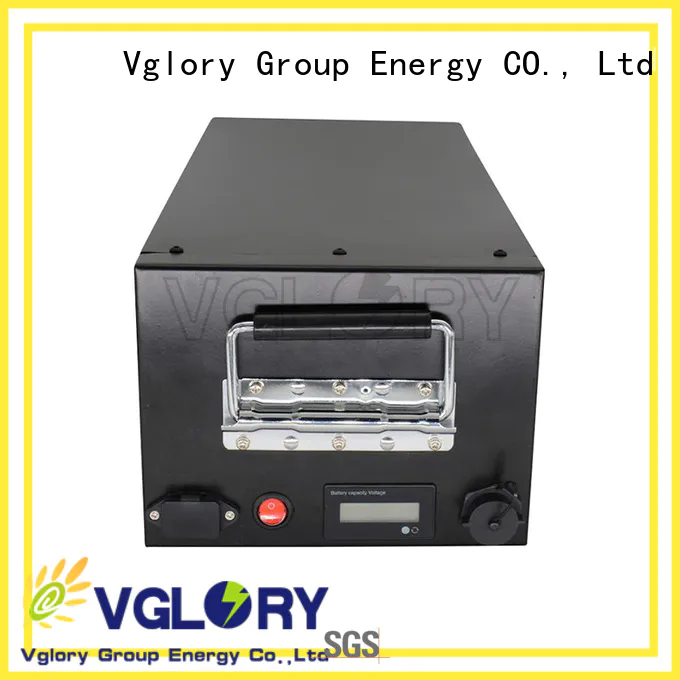 Vglory stable lithium ion solar battery supplier for military medical