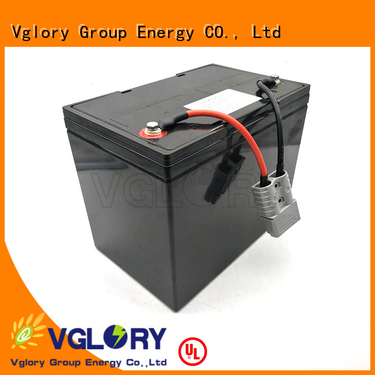 Vglory solar battery factory price for telecom