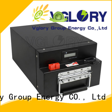 Vglory solar panel battery storage supplier for military medical