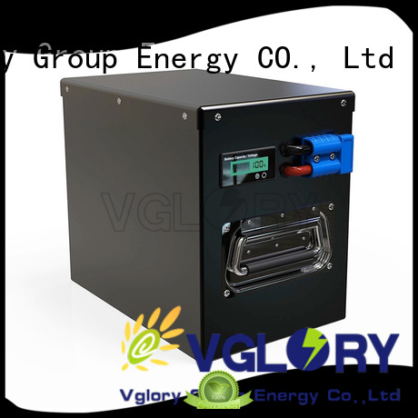 Vglory sturdy deep cycle battery solar factory price for military medical