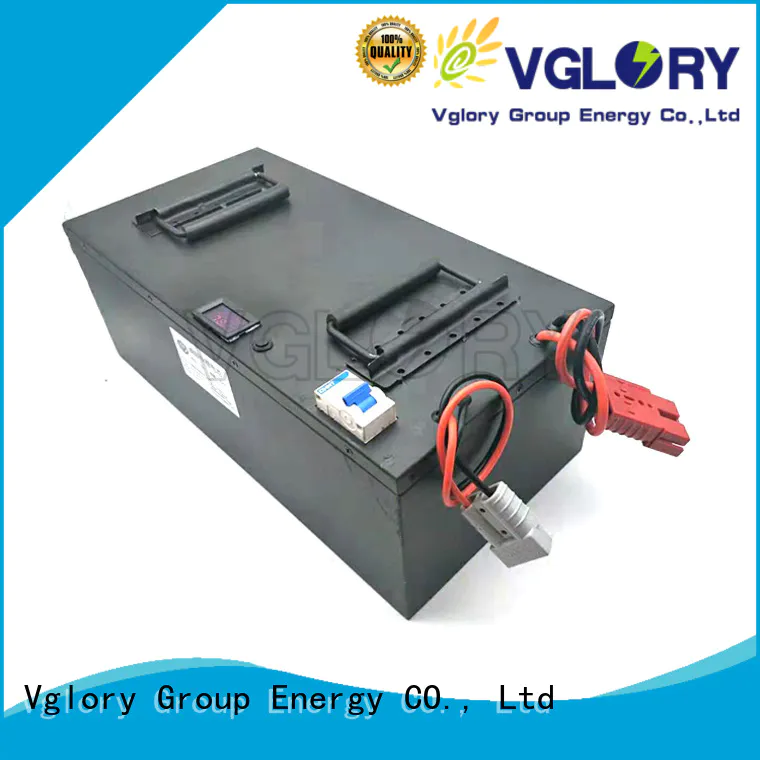 Vglory lithium solar batteries factory price for solar storage