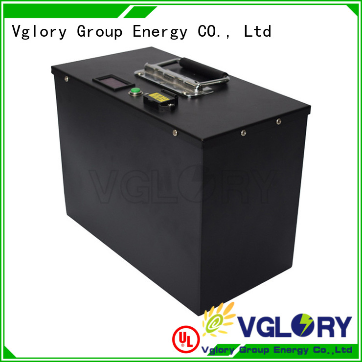 Vglory safety 12 volt golf cart batteries factory price for e-forklift