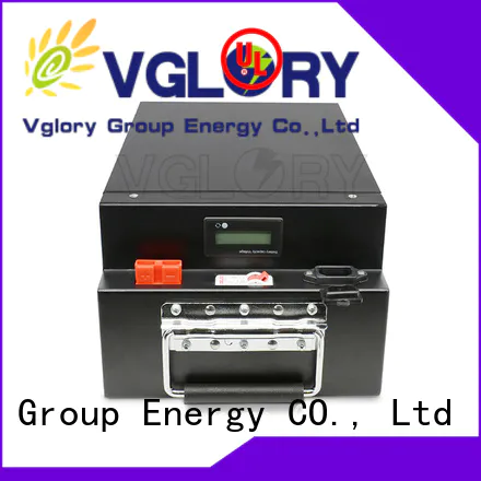 Vglory stable solar batteries for home supplier for telecom