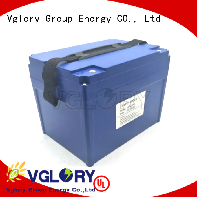 Vglory safety deep cycle battery solar supplier for solar storage