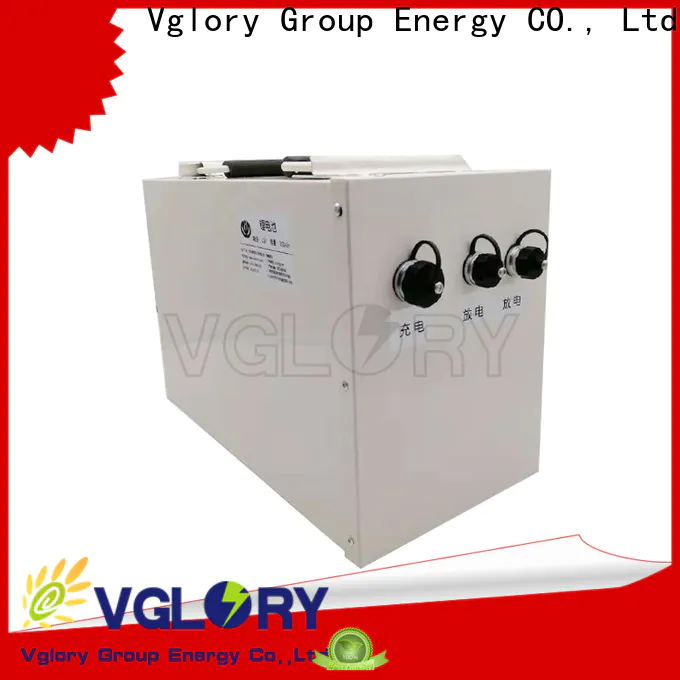 Vglory stable solar battery storage supplier for telecom