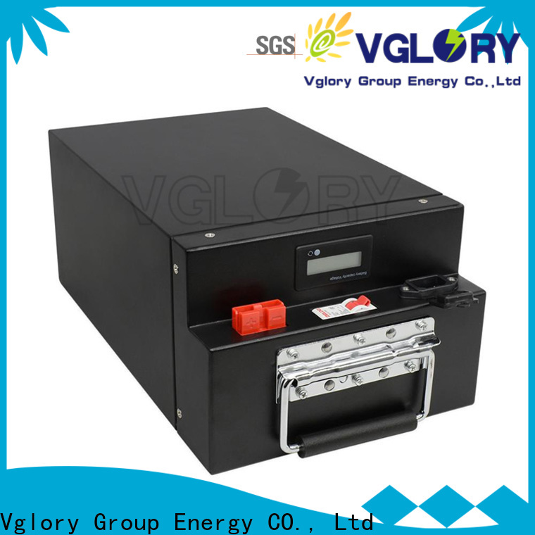 Vglory reliable solar power battery storage supplier for solar storage
