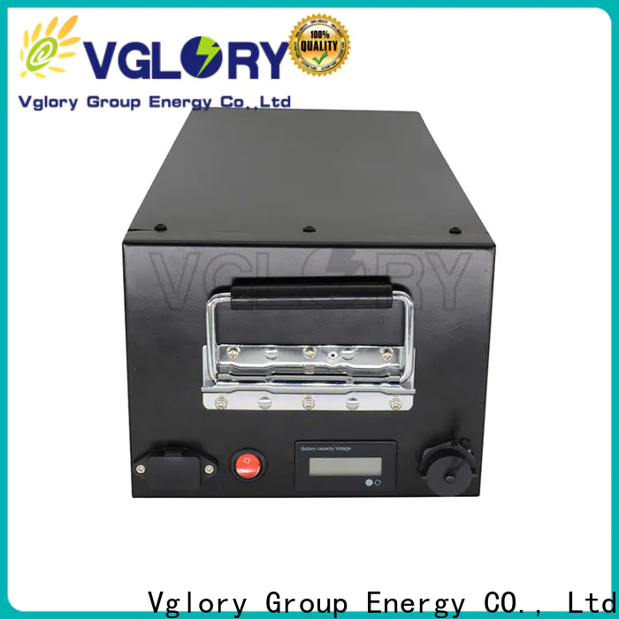 Vglory lithium solar batteries factory price for UPS