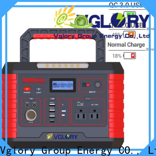 Vglory durable portable solar power station factory supply