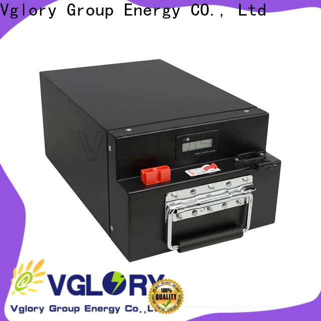 Vglory safety solar panel battery storage wholesale for telecom
