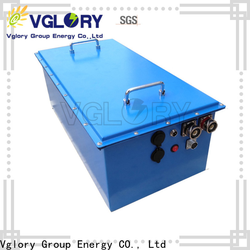 Vglory safety lithium ion solar battery supplier for military medical