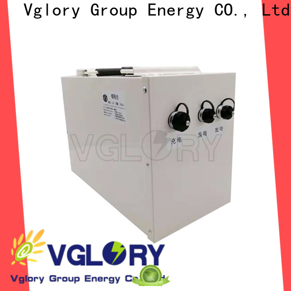 Vglory reliable deep cycle battery solar factory price for military medical