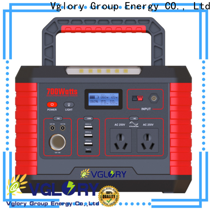 Vglory portable solar power station outdoor for wholesale