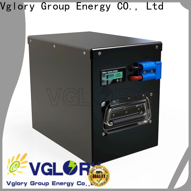 Vglory reliable solar power battery storage supplier for solar storage