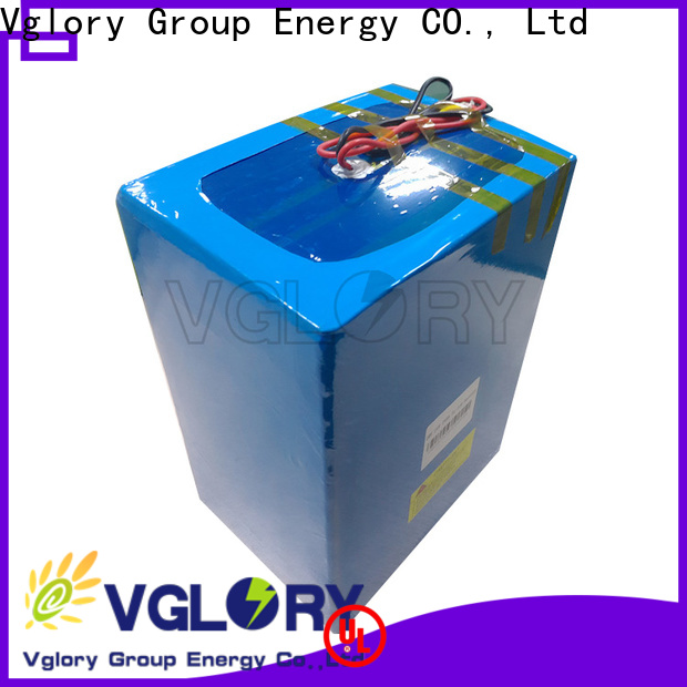 Vglory lithium ion solar battery supplier for solar storage