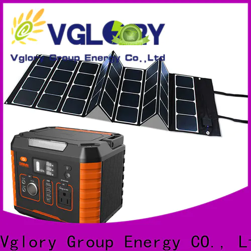 Vglory durable portable solar power generator manufacturer fast delivery