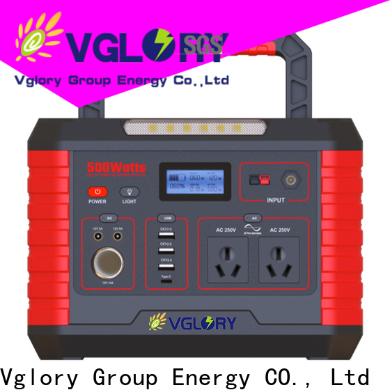 Vglory custom portable solar power station outdoor fast delivery