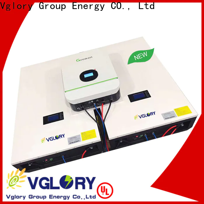Vglory safety solar powerwall factory supply for customization