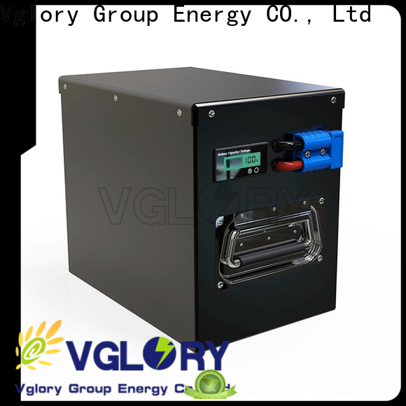Vglory lithium ion solar battery supplier for solar storage