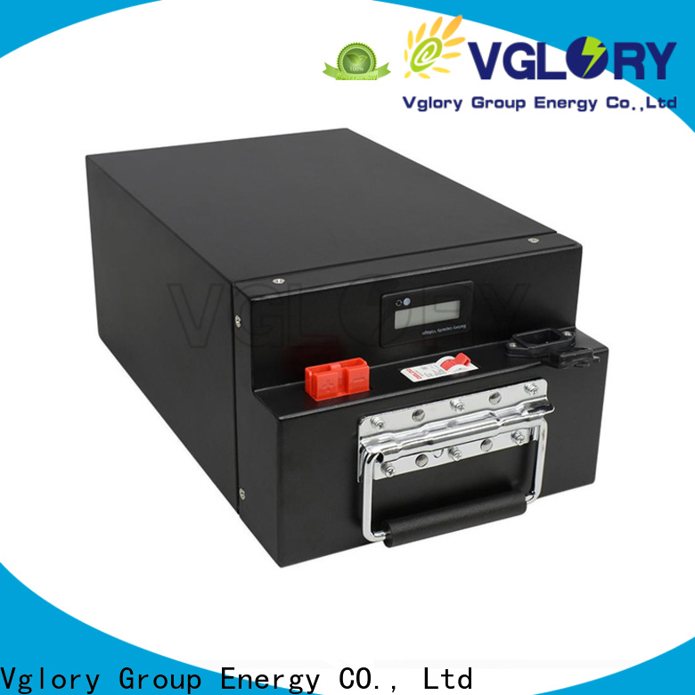 Vglory lithium ion solar battery supplier for UPS