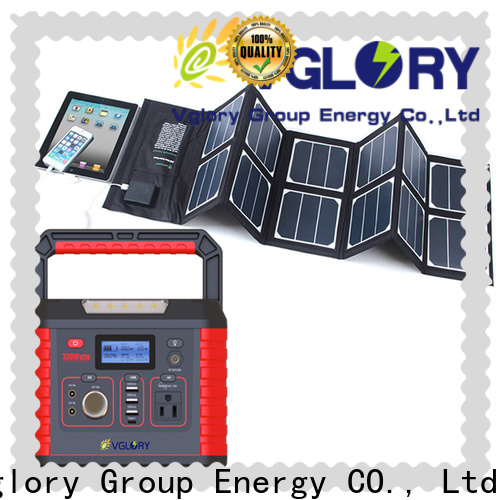 Vglory top-selling solar powered generator for home factory for wholesale