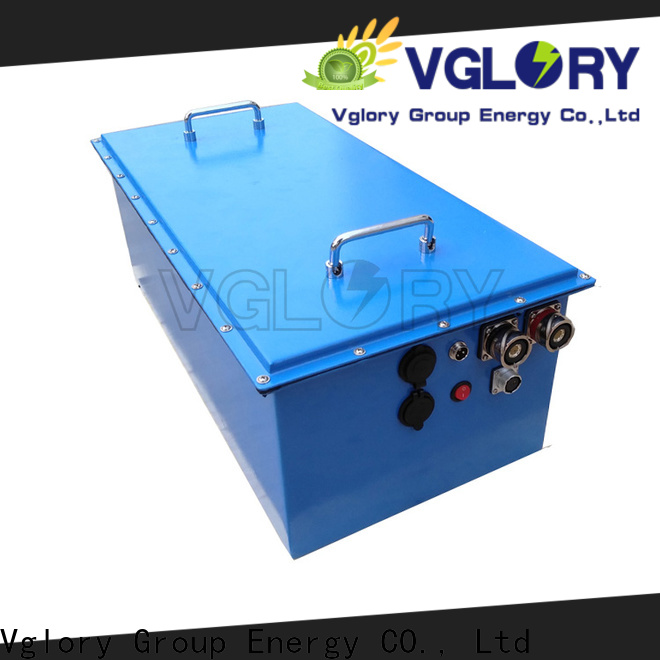 Vglory stable lithium ion solar battery wholesale for UPS