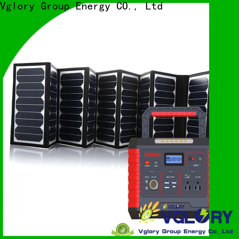Vglory portable solar power generator factory for wholesale