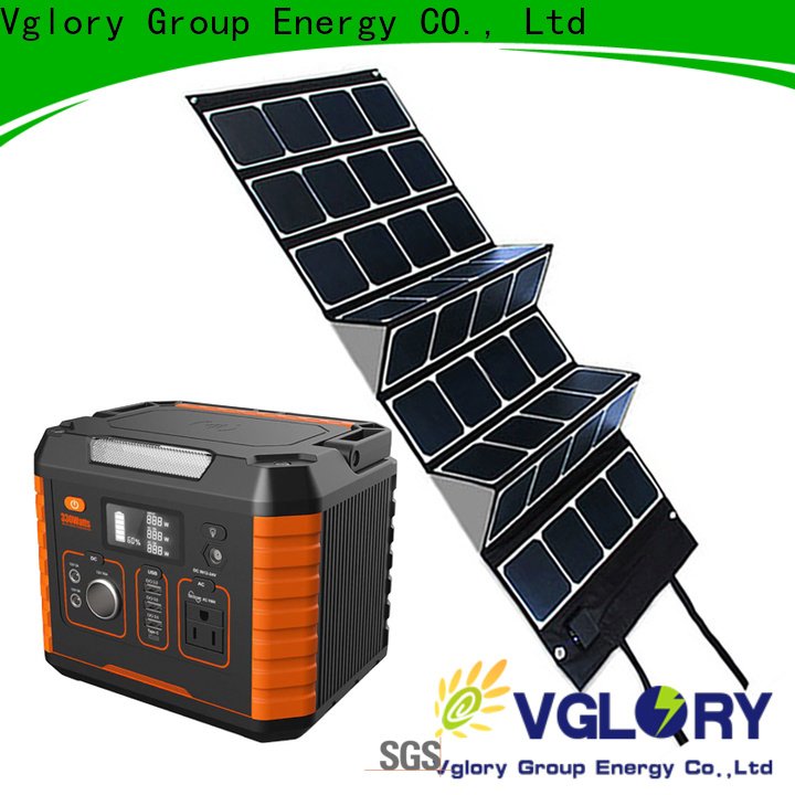 Vglory durable solar powered generator for home factory short leadtime