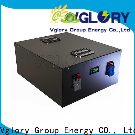 Vglory sturdy lithium solar batteries factory price for solar storage