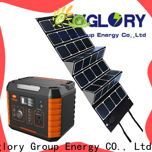 Vglory durable portable solar power generator manufacturer short leadtime