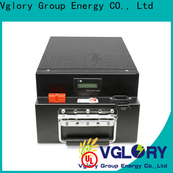 Vglory deep cycle battery solar supplier for military medical