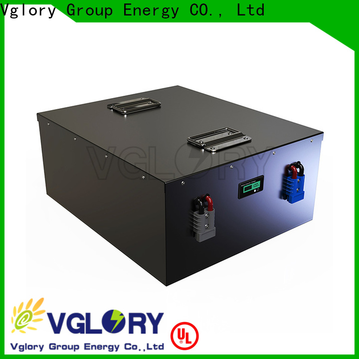 Vglory reliable lithium ion solar battery factory price for UPS
