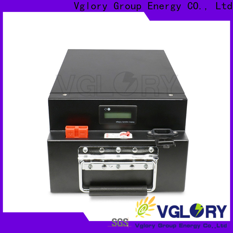 Vglory lithium ion solar battery supplier for solar storage