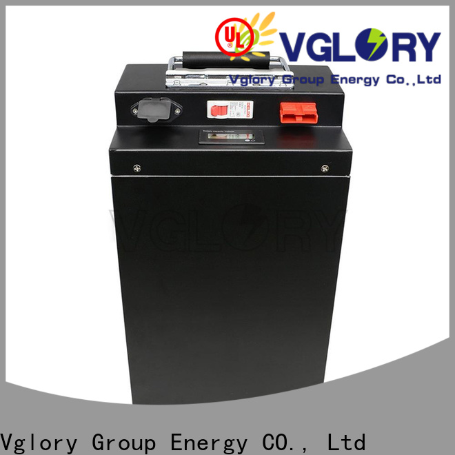 Vglory quality lithium ion rv battery factory price for telecom