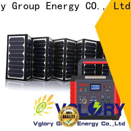 Vglory portable solar power generator factory fast delivery