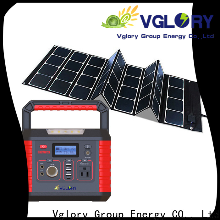 Vglory durable solar powered generator for home factory for wholesale