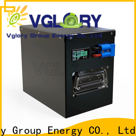 Vglory reliable solar battery wholesale for telecom
