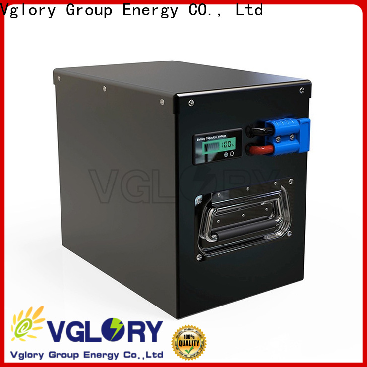 Vglory sturdy solar power battery storage supplier for military medical