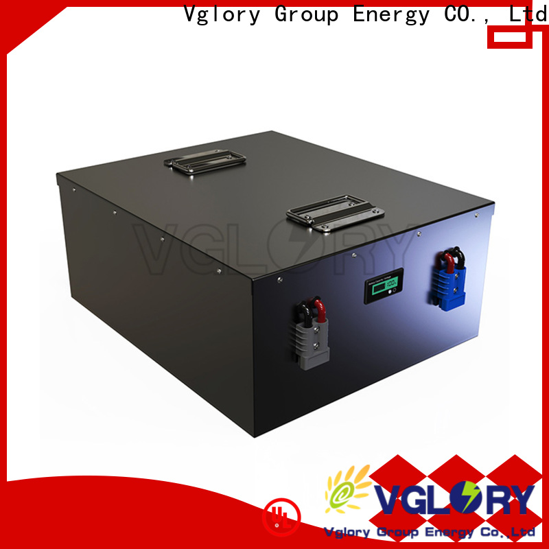 Vglory sturdy solar power battery storage supplier for military medical