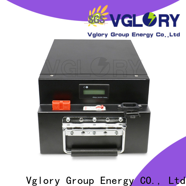 Vglory safety solar battery factory price for military medical