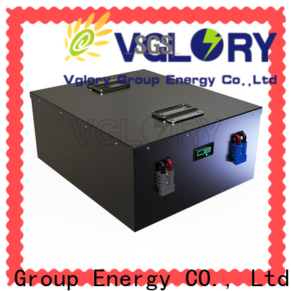 Vglory stable lithium solar batteries supplier for telecom