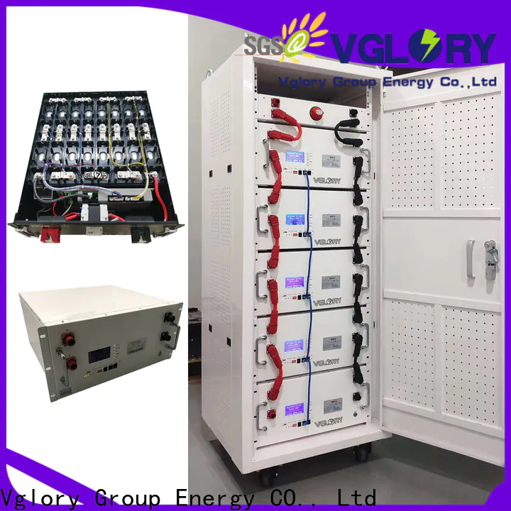Vglory solar panel battery bank factory direct supply for customization