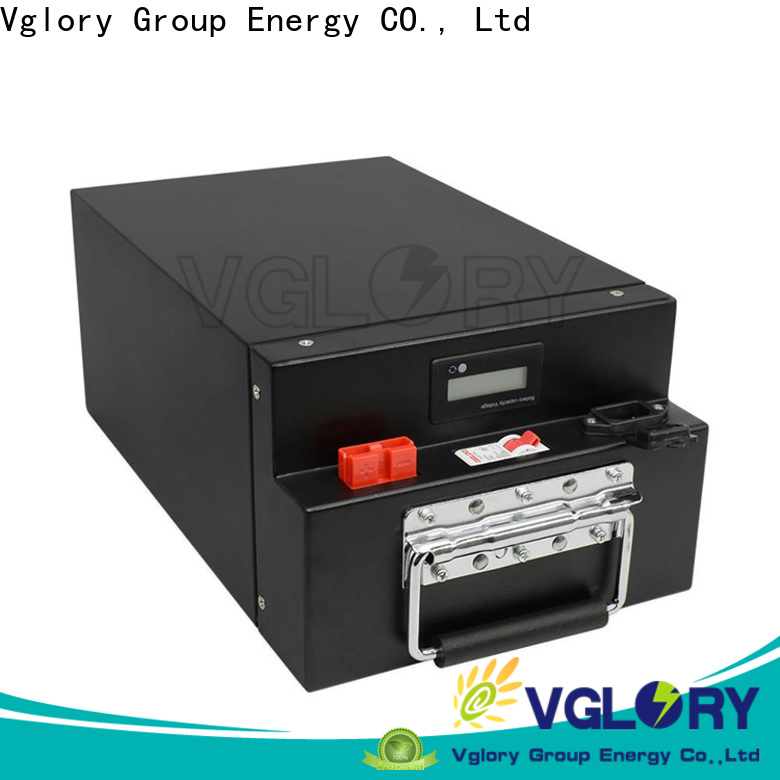 Vglory stable solar panel battery storage personalized for telecom