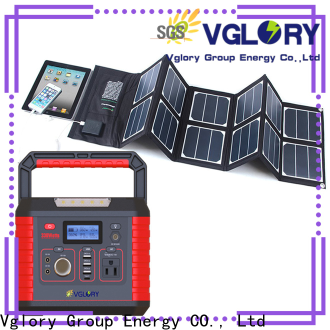 Vglory portable solar power generator manufacturer for wholesale