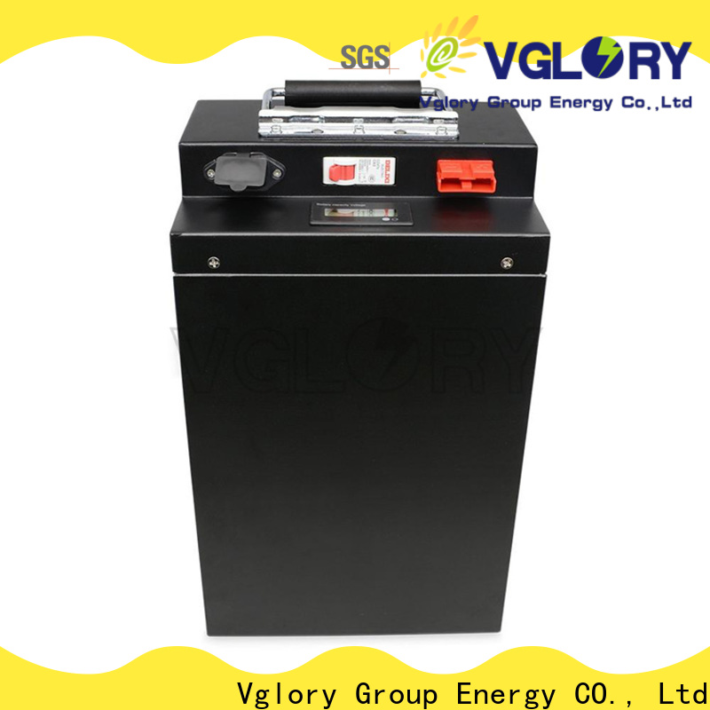 Vglory quality lithium ion battery price factory price for solar storage