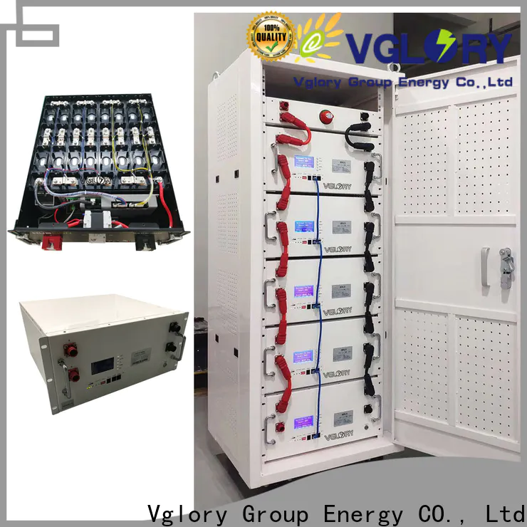Vglory top brand solar panel battery storage wholesale for customization