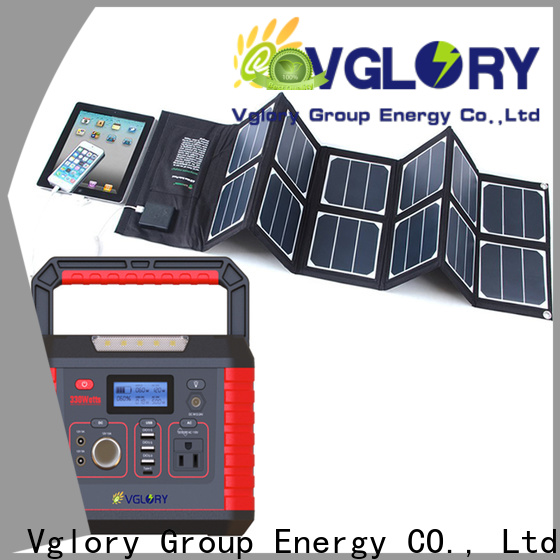 Vglory portable solar power generator manufacturer fast delivery