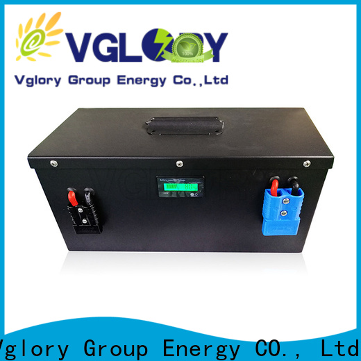 Vglory professional deep cycle battery solar personalized for military medical
