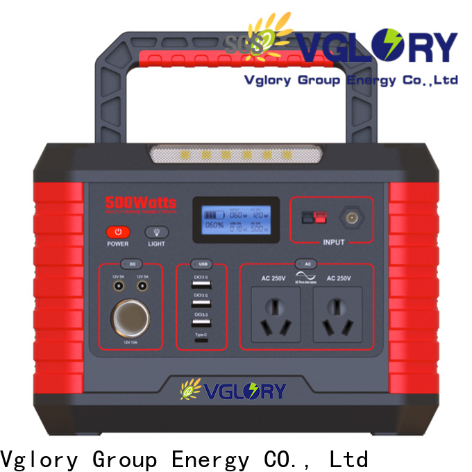 Vglory custom portable solar power station outdoor fast delivery
