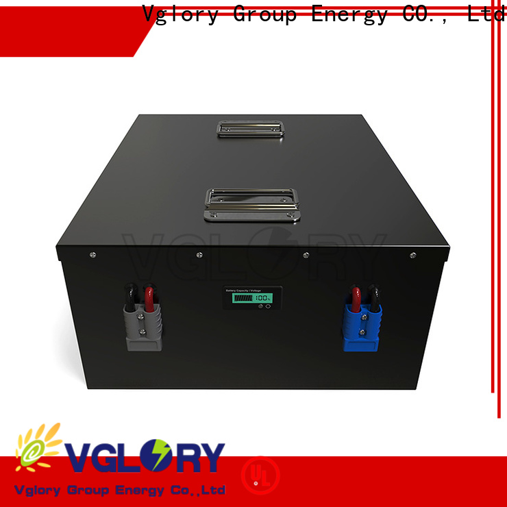 Vglory stable lithium ion solar battery factory price for solar storage